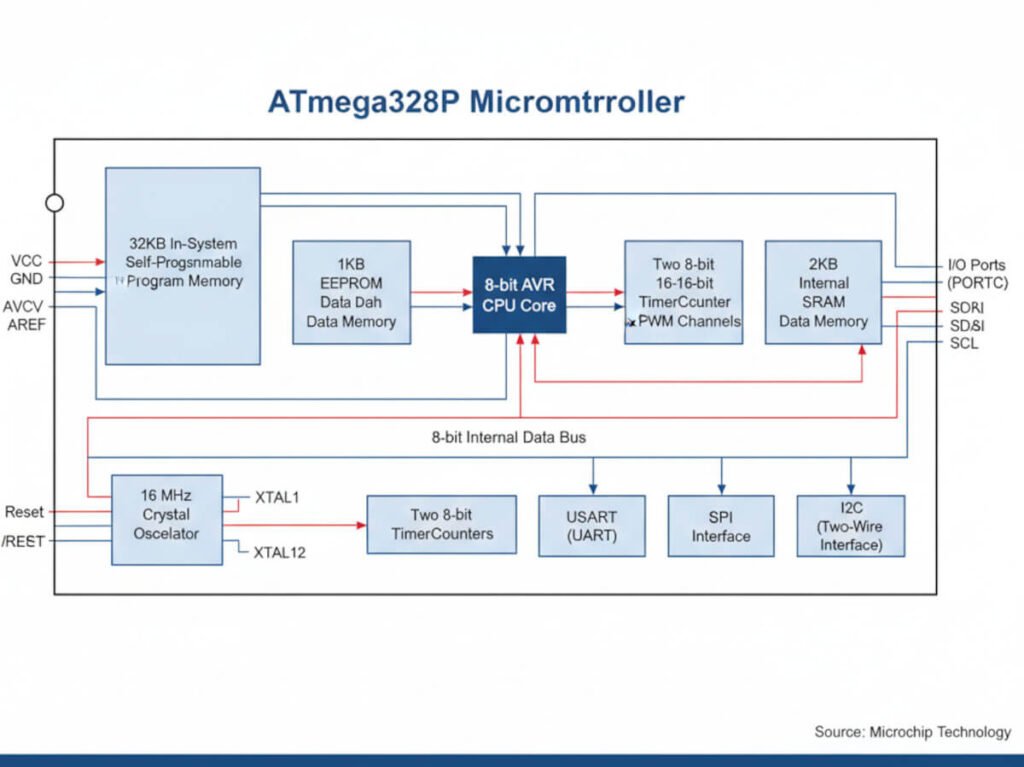 atmega 328 microcontroller