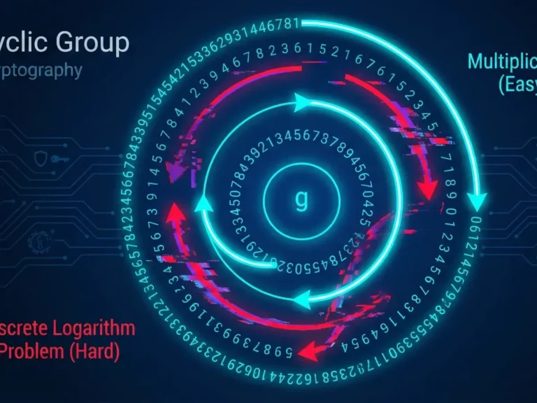 Cyclic Groups and the Discrete Logarithm: The Hard Math Behind Diffie-Hellman